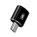 Перехідник Baseus USB Female To Type-C Male Adapter Converter Black (CATOTG-01)