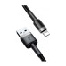 Кабель Baseus Cafule Cable USB Lightning 1.5A 2m Grey/Black (CALKLF-CG1) Кабель Baseus Cafule Cable USB Lightning 1.5A 2m Grey/Black (CALKLF-CG1)