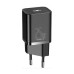 МЗП Baseus Super Silicone PD Charger 25W + Type-C to Type-C Black (TZCCSUP-L01)