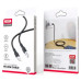 Кабель XO NB208A Type-C to Lightning 1m 20W Liquid Silicone Black