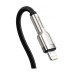Кабель Baseus Cafule Metal Type-C to Lightning PD 20W 1m Black (CATLJK-A01)