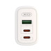 МЗП XO CE04 45W USB/65W 2 UCB-C + Type-C Cable White