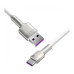 Кабель Baseus Cafule Metal Type-C 66W 1m White (CAKF000102) Кабель Baseus Cafule Metal Type-C 66W 1m White (CAKF000102)