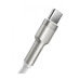 Кабель Baseus Cafule Metal Type-C 66W 1m White (CAKF000102) Кабель Baseus Cafule Metal Type-C 66W 1m White (CAKF000102)