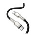Кабель Baseus Cafule Metal Type-C to Type-C 100W 1m Black (CATJK-C01) Кабель Baseus Cafule Metal Type-C to Type-C 100W 1m Black (CATJK-C01)