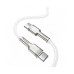 Кабель Baseus Cafule Metal Type-C to Type-C 100W 1m White (CATJK-C02) Кабель Baseus Cafule Metal Type-C to Type-C 100W 1m White (CATJK-C02)