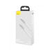 Кабель Baseus Cafule Metal Type-C to Type-C 100W 1m White (CATJK-C02) Кабель Baseus Cafule Metal Type-C to Type-C 100W 1m White (CATJK-C02)