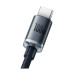 Кабель Baseus Crystal Shine Series Fast Charging Type-C 100W 1.2m Black (CAJY000401)