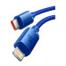 Кабель Baseus Crystal Shine Series Fast Charging Type-C to Lightning 20W 1.2m Blue (CAJY000203)