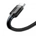 Кабель Baseus Cafule Cable USB Type-C 2A 3m Black/Grey (CATKLF-UG1)