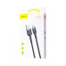 Кабель Baseus Cafule Cable USB Type-C 2A 3m Black/Grey (CATKLF-UG1)