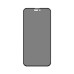 Захисне скло для iPhone 14 Pro Max/15 Plus/16 Plus 5D Black (тех.пак) Privacy