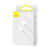 Кабель Baseus Dynamic Series Fast Charging Type-C 100W White 1m (CALD000602) Кабель Baseus Dynamic Series Fast Charging Type-C 100W White 1m (CALD000602)