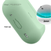 Футляр для навушників Elago Silicone Basic Case with Nylon Lanyard Pastel Green for Airpods Pro 2nd Gen (EAPP2SC-BA+ROSTR-PGR) Футляр для навушників Elago Silicone Basic Case with Nylon Lanyard Pastel Green for Airpods Pro 2nd Gen (EAPP2SC-BA+ROSTR-PGR)