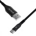 Кабель Proove Braided Scout Type-C 2.4A 1m Black Кабель Proove Braided Scout Type-C 2.4A 1m Black