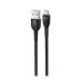Кабель Proove Weft Micro USB 2.4A 1m Black