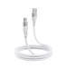 Кабель Proove Soft Silicone Micro USB 2.4A 1m White (CCSO20001302)