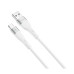 Кабель Proove Light Silicone Micro USB 2.4A 1m White