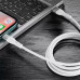 Кабель Proove Light Silicone Micro USB 2.4A 1m White