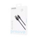 Кабель Proove Flex Metal Lightning 2.4A 1m Black (CCFM20001101) Кабель Proove Flex Metal Lightning 2.4A 1m Black (CCFM20001101)
