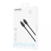 Кабель Proove Flex Metal Type-C to Lightning 27W 1m Black (CCFM27002101)