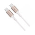 Кабель Proove Flex Metal Type-C to Type-C 60W 1m White (CCFM60002202)