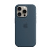 Чохол Apple iPhone 15 Pro Silicone Case with MagSafe Storm Blue (MT1D3) UA