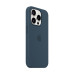 Чохол Apple iPhone 15 Pro Silicone Case with MagSafe Storm Blue (MT1D3) UA
