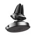 Автотримач для телефона магнітний Baseus Magnetic Air Vent Mount Black (SUER-A01)