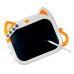 Планшет для малювання Kids Pad Color Kat Orange 9 дюймів Планшет для малювання Kids Pad Color Kat Orange 9 дюймів
