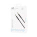 Аудіо кабель 3.5mm - 3.5 mm Proove Weft 1M Black