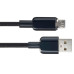 Кабель XO NB249 PVC Shiny Colorful Micro USB 1m 5A Black