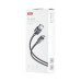Кабель XO NB249 PVC Shiny Colorful Micro USB 1m 5A Black