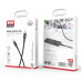 Кабель XO NBQ199 Type-C to Type-C 1.5m 100W Black