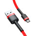 Кабель Baseus Cafule Cable USB Micro USB 2.4A 1m Red (CAMKLF-B09) Кабель Baseus Cafule Cable USB Micro USB 2.4A 1m Red (CAMKLF-B09)
