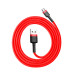 Кабель Baseus Cafule Cable USB Micro USB 2.4A 1m Red (CAMKLF-B09) Кабель Baseus Cafule Cable USB Micro USB 2.4A 1m Red (CAMKLF-B09)