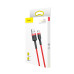 Кабель Baseus Cafule Cable USB Micro USB 2.4A 1m Red (CAMKLF-B09) Кабель Baseus Cafule Cable USB Micro USB 2.4A 1m Red (CAMKLF-B09)