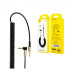 Аудіо кабель 3.5mm - 3.5 mm SkyDolphin SR08 1m Black Аудіо кабель 3.5mm - 3.5 mm SkyDolphin SR08 1m Black