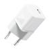 МЗП Baseus GaN5 Fast Charger (mini) 1C 20W + Type-C to Type-C White (P10110900213-01)