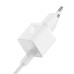 МЗП Baseus GaN5 Fast Charger (mini) 1C 20W + Type-C to Type-C White (P10110900213-01)